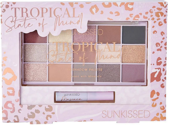Sunkissed Tropical State Of Mind Set de machiaj pentru față și corp Ochi 2buc