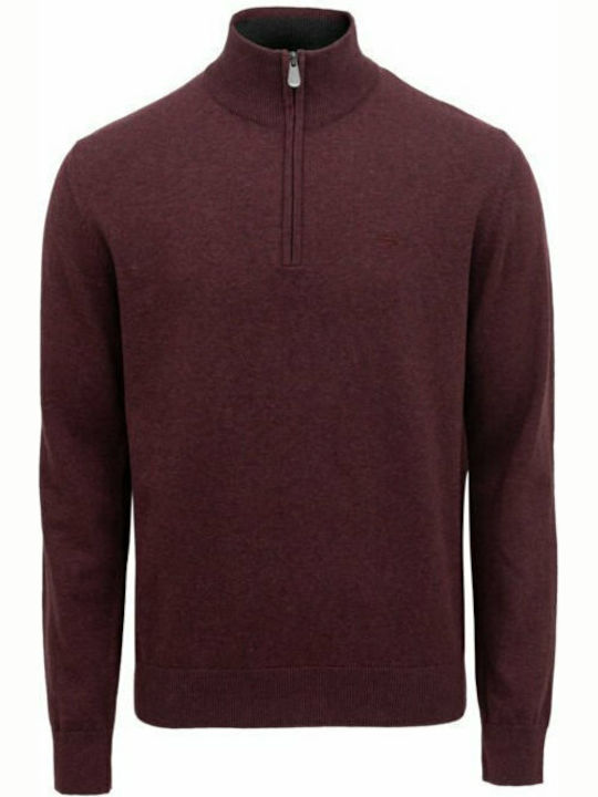 Gnious Long Sleeve Sweater Burgundy
