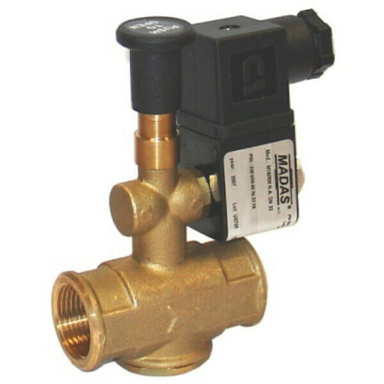 Madas 208.12.22.13 Zwei-Wege Ventil Elektromagnetische ½" für Brenner