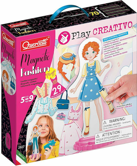 Quercetti Magnetic Construction Toy Magnetic Fashion Maggie For Children 5+ Years
