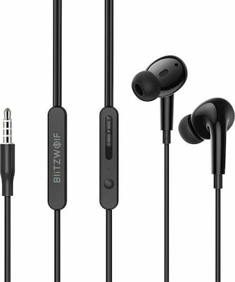 BlitzWolf BW-ES7 În ureche Handsfree cu Mufă 3.5mm Negru