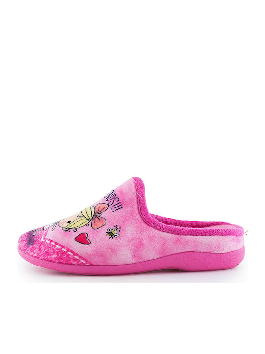 Love4shoes D47 Women's Slipper In Fuchsia Colour