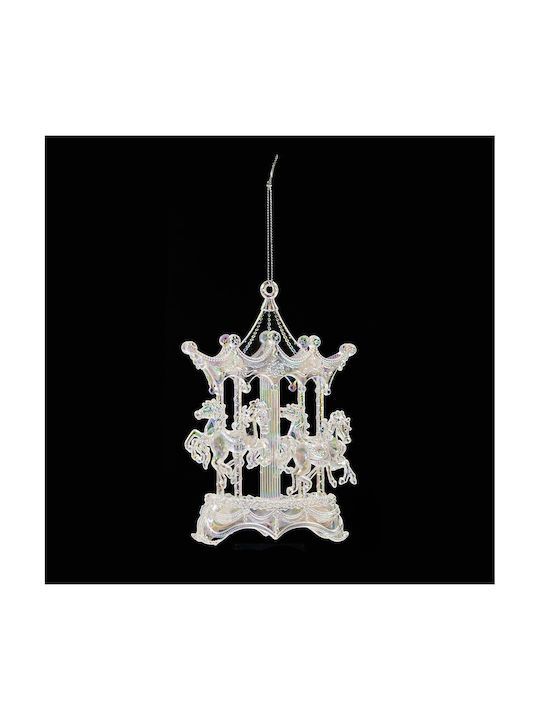 Carousel Transparent Ornament 15cm