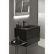 Ideal Standard Tesi T0050ZT Πάγκος χωρίς Νιπτήρα Μ60xΒ44xΥ49cm Μαύρος