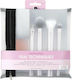 Real Techniques Set With Synthetic Bristle Make Up Brushes Me-Time Make Up And Skincare 6 Pieces