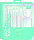 EcoTools Професионален Комплект с Четки за Грим от Синтетичен Косъм Eye Shine Bright 7бр