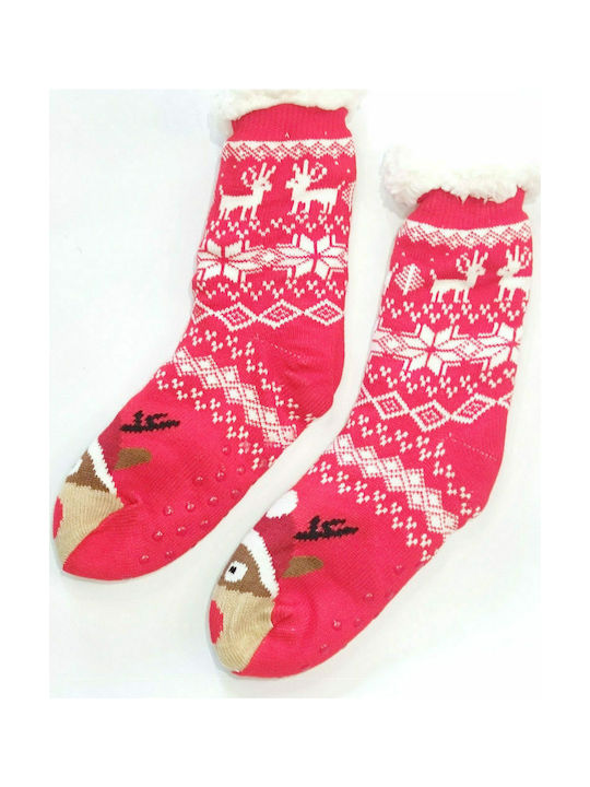 IDER Γυναικείες Χριστουγεννιάτικες Κάλτσες Κόκκινες