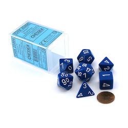 Chessex Opaque Würfel Opake Polyeder 7-Würfel-S...