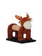 Nobleza Scratching Post Cat Trees Brown 2 levels 29x18x24.5cm