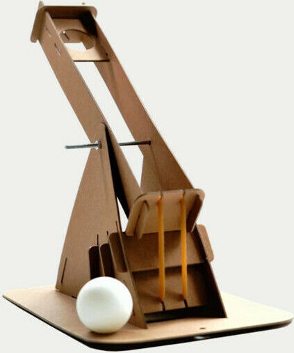 Kikkerland Дървена Конструктивна Игра Newton's Lab Make Your Own Catapult