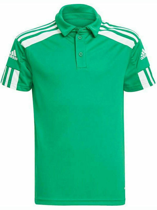 Adidas Kids Polo Short Sleeve Green Squadra