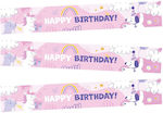 Banner Happy Birthday 10x70 cm 05 3 Stk. ArtGraphix