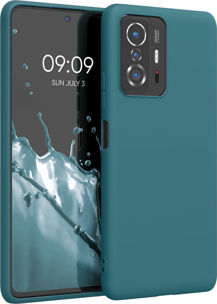 Kwmobile Back Cover Σιλικόνης Teal Matte Xiaomi 11t 11t Pro Skroutzgr 8817