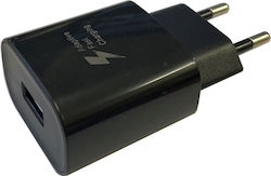 Φορτιστής Χωρίς Καλώδιο με Θύρα USB-A Μαύρος (EUL-50459)