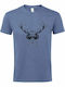 T-shirt unisex " Animal Deejay ", Denim