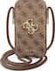 Guess 4G Big Metal Logo Beutel bis 6.7" Braun G...