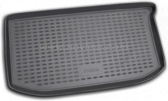 Novline Trunk Mat Tray Type for Fiat Panda 2003-2012 Black