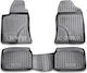 Novline Set of Front and Rear Mats 4pcs Tray Type for Toyota Avensis Black