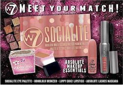 W7 Cosmetics Meet Your Match Σετ Μακιγιάζ για Πρόσωπο, Μάτια & Χείλη 4τμχ