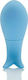 Zenn Spicy Sexy Dolphin Mini Κλειτοριδικός Δονητής Wearable Vibrator 8.5cm Blue