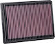 K&N Freeflow-Luftfilter 268x205 für Ford Focus 2018+ 2018+