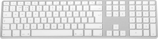 Matias Aluminum for Mac RGB Πληκτρολόγιο Αγγλικό UK Συμβατό με Mac Ασημί