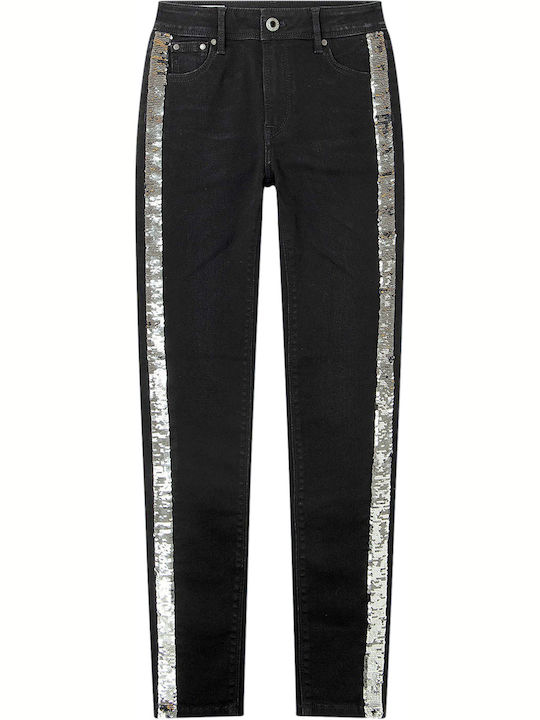 Pepe Jeans PIXLETTE Παιδικό Τζιν Παντελόνι Μαύρο