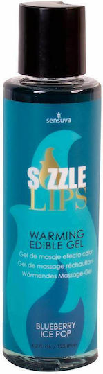 Sensuva Sizzle Lips Stimulant Gel with Scent Blueberry Ice Pop 125ml