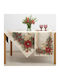 Dimeco 8939 Christmas Tablecloth Square Fabric Multicolour L100xW100cm 1pcs