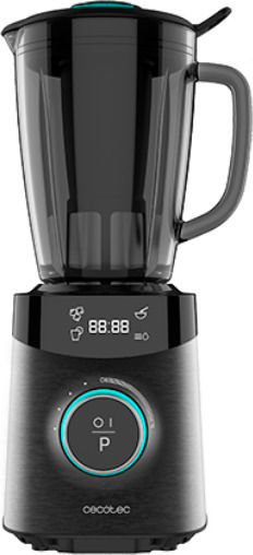 Cecotec Power Black Titanium 1800 Advance Blender for Smoothies with Glass Jug 1.8lt 1800W Black