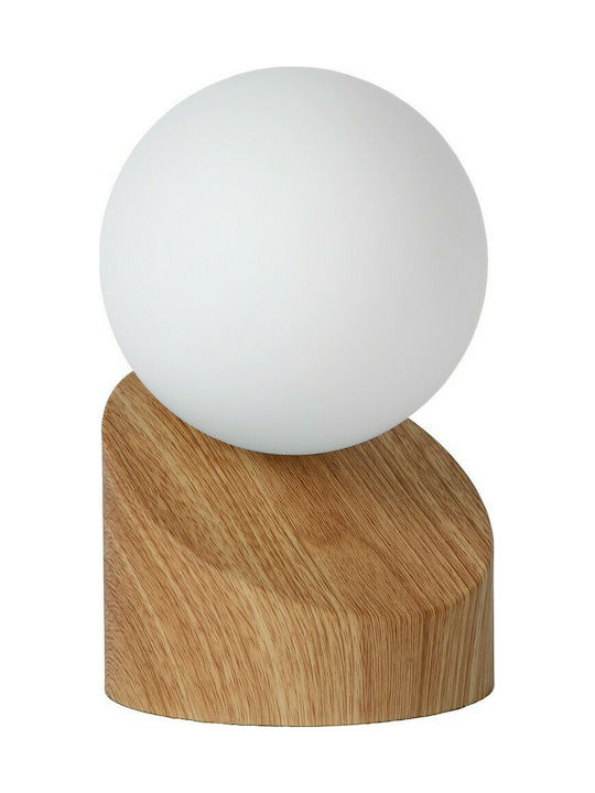 Lucide Lightning Tischlampe Dekorative Lampe mit Fassung für Lampe G9 Braun