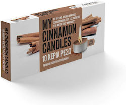 Tai Scented Tealights Cinnamon Brown (up to 4hrs Duration) 10pcs