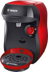 Bosch Happy Καφετιέρα για Κάψουλες Tassimo Πίεσης 3.3bar Black-Red