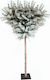 Weihnachtsbaum Regenschirm Beschneit 255cm mit 428 Zweige