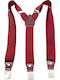 Legend Accessories Suspender Monochrome Burgundy