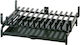 Zogometal Metallic Fireplace Grate with Ashtray...