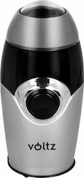 Voltz Râșniță electrică pentru cafea 200W cu capacitate de boabe 50gr Argintiu Voltz Râșniță electrică pentru cafea 200W cu capacitate de boabe 50gr Argintiu