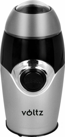 Voltz Електрически Кафемелачка 200W с капацитет за кафе на зърна 50гр Сребрист