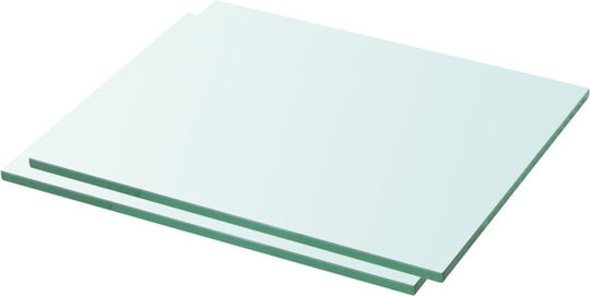 Regale Wand 3051549 2Stück 30x20x0.8εκ. Transparente Regale Wand 3051549 2Stück 30x20x0.8εκ. Transparente
