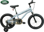 Land Rover Licensed 14" Kids Bicycle BMX Silver