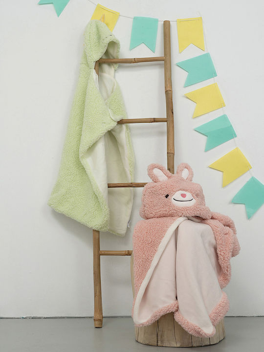 Palamaiki Blanket Nursery Swaddling Blankets New Baby NB0131 Fleece Green 70x100cm