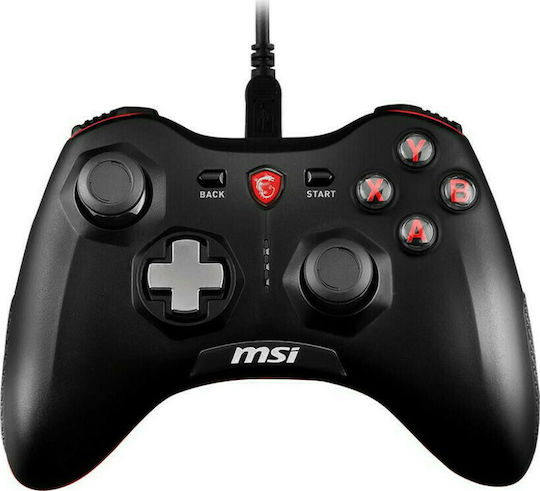 MSI Force GC20 V2 Ενσύρματο Gamepad για Android / PC Μαύρο