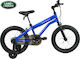 Land Rover Licensed 16" Kids Bicycle BMX Blue