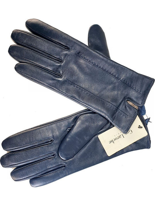 Guy Laroche 98880 Marineblau Leder Handschuhe