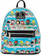 Loungefly Dc Comics Superheroes Kinder Rucksack Rucksack Türkis 11cmx25cmcm DC Comics Superhelden