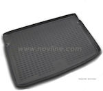 Novline Trunk Mats Tray Type 1pcs from Rubber for Volkswagen Touran Black