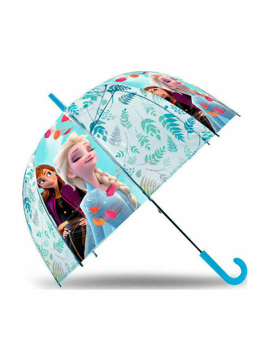 Kids Licensing Детска чадър Извита дръжка Frozen 2 Тюркоазен