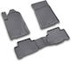 Novline Set of Front and Rear Mats 4pcs Tray Type for Ssangyong Rexton 2006-2012 Black