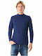 Bellissimo M122 Herren Langarm-Pullover Blau