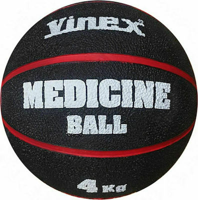 Vinex VMB-L004R Medicine Ball 4kg Black